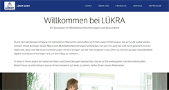 Desktop Screenshot of luekra.de