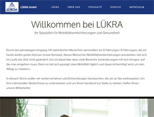 Tablet Screenshot of luekra.de